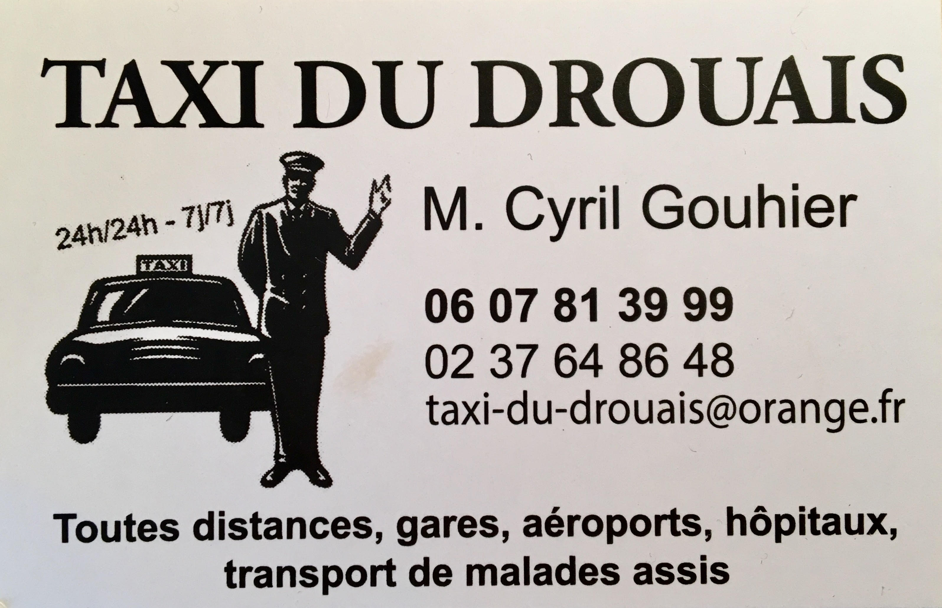 societe privé taxi vtc drouais dreux